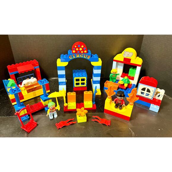 Lego Duplo My first Circus 10504 & Animal Clinic 6158 mixed incomplete sets - Picture 1 of 7